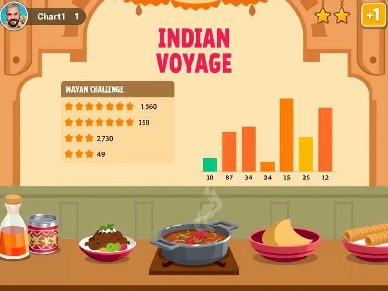 Naan Voyage cooking challenge interface