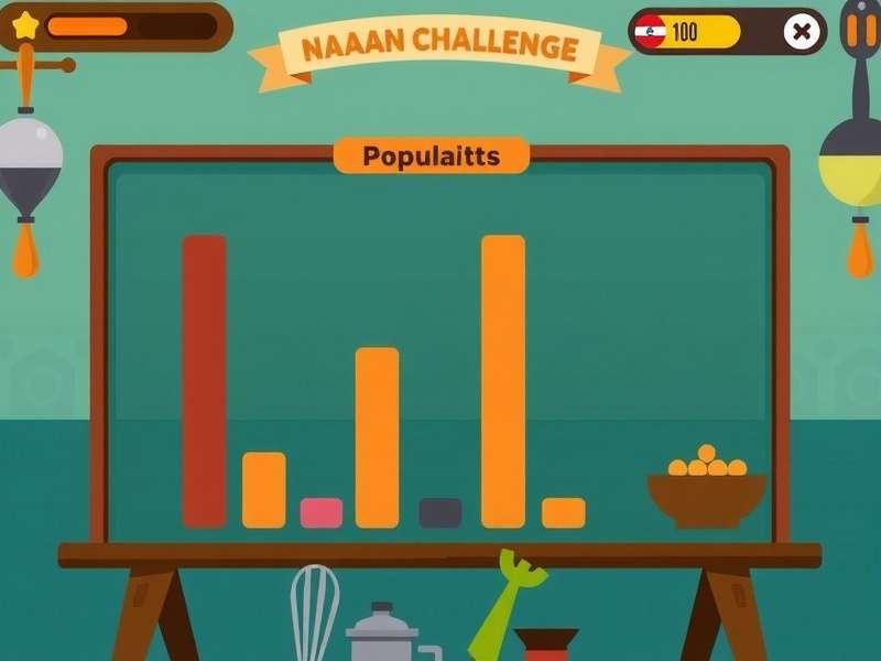 Naan Voyage gameplay screenshot showing Indian culinary adventure